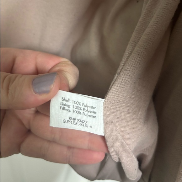 Stylus Sleeveless Quilted Puffer Vest Mauve Taupe Women’s Size XL - Picture 4 of 7